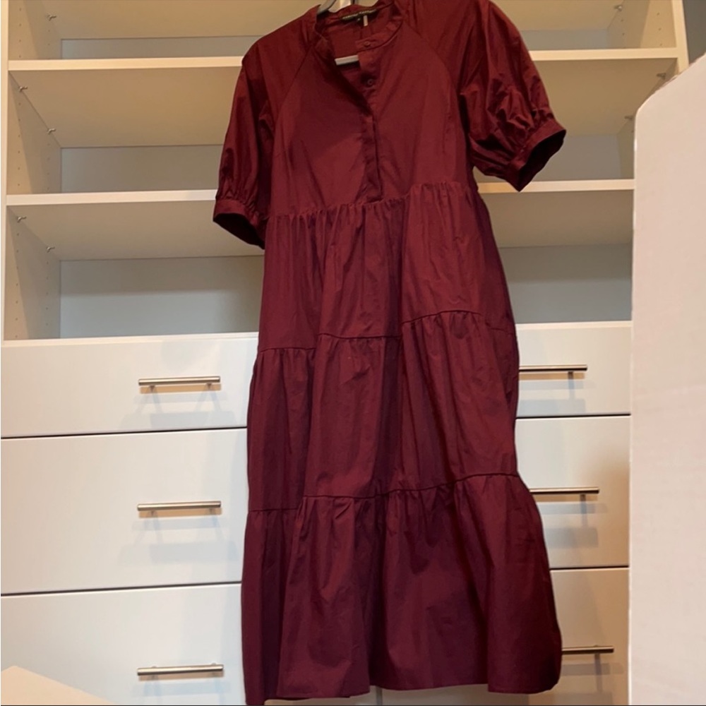 English Factory Midi tiered Dress